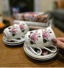 Vintage Tea Set - Pink Rose