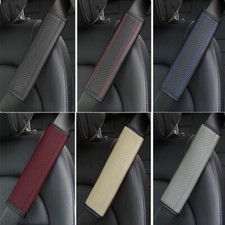 1PC/2PCS Leather Car Seat Belt