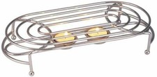 FOOD WARMER CHROME STAND TEA