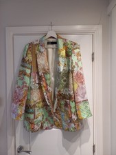 Zara Green Yellow Floral Silky