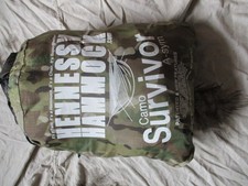 RARE Hennessy Hammock Survivor A-Sym Crye Multicam With Rainfly Straps Bag SAS