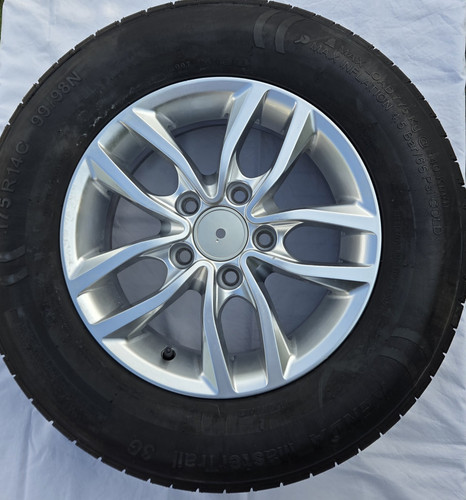 Caravan alloy and tyre - alloy,