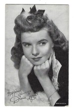 1960's Penny Arcade Machine Card Diana Lynn Movie Star