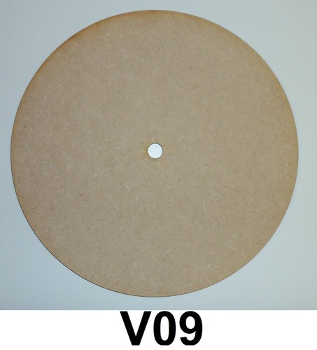 Wooden blank clock face - wooden, x