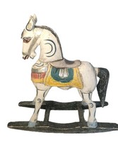 Vintage Hand-Carved Painted