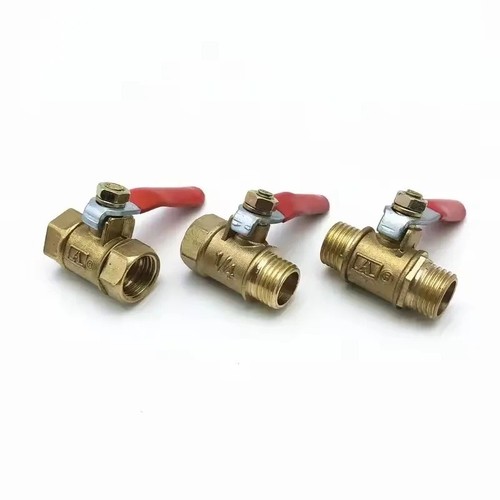 Brass ball valve - ball, 1/4