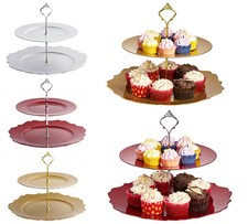  Cupcake Stand Afternoon Tea Babyshower Serving Display Cakes New Fittings
