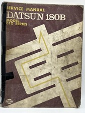 Datsun 180B Genuine Service Manual 610 series Supplement Nissan Car Auto