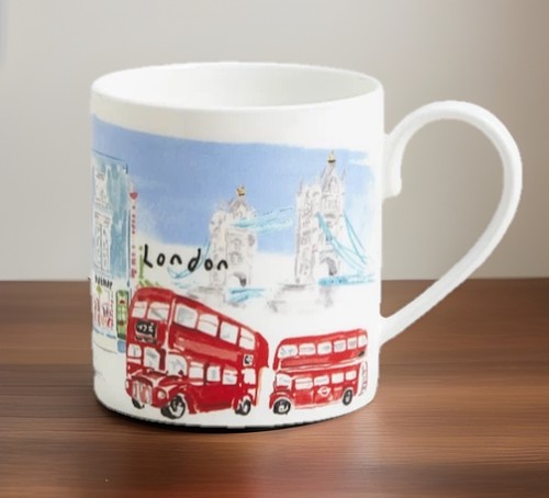 London ceramic coffee mug - m&s,