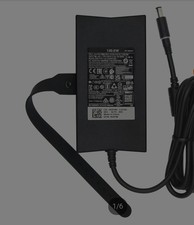 Dell Original 130W LA130PM190 Charger with Power Cord 