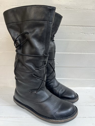 Trippen hysterie black leather - hysterie,