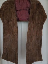 Genuine vintage mid brown fur