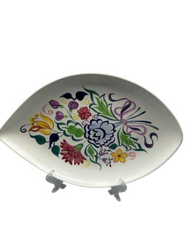 Vintage poole pottery leaf - vintage,