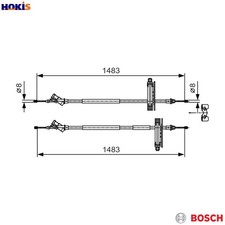 CABLE PULL PARKING BRAKE 1 987