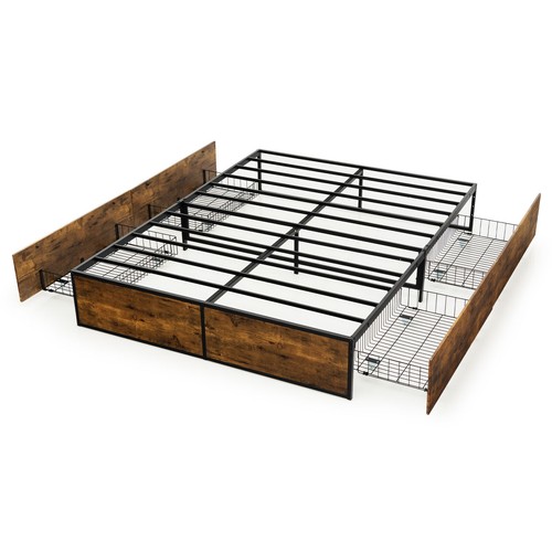 Double iron bed frame - double,