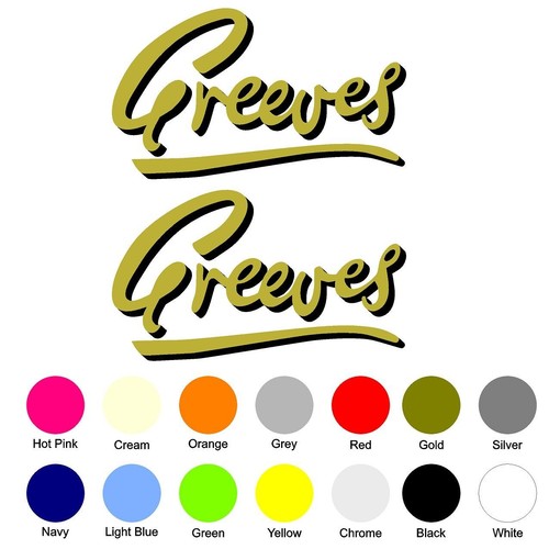 Greeves motorcycle stickers - greeves,