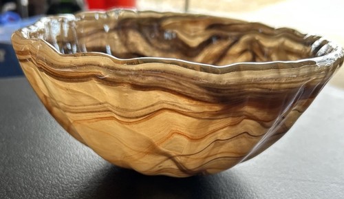 Murano brown decorative bowl - murano,