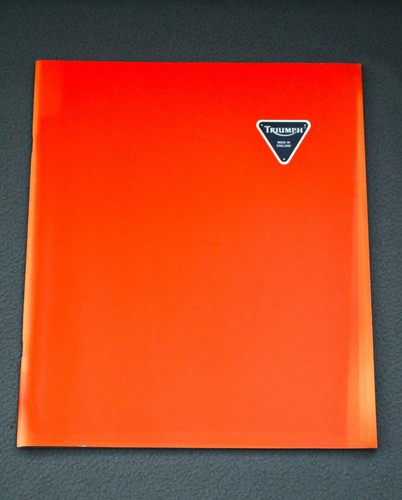 Triumph motorcycles brochure - triumph,