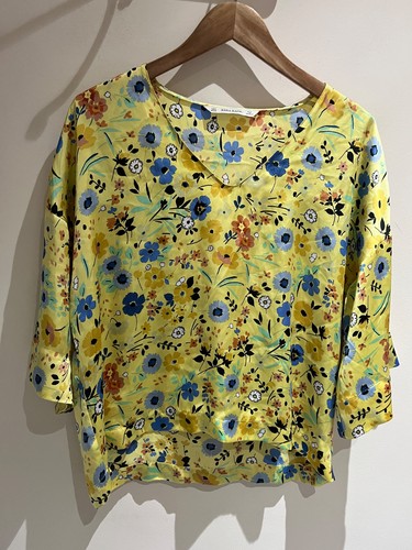 Zara top size 12 yellow - top, 10-12