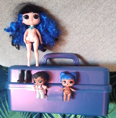 Lol doll blue metallic - lol, storage