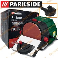 Parkside 140W Disc Sander Bench With Screw Clamp & Accessories Ø125mm