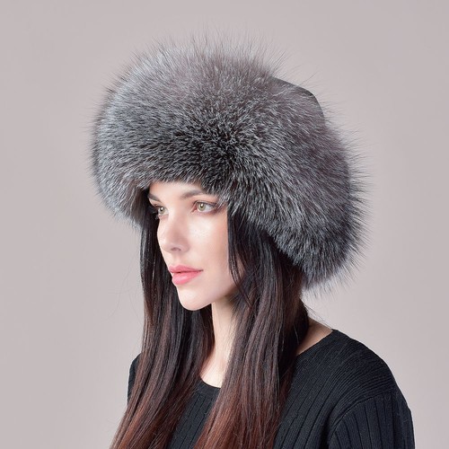 Women warmer real fox fur - fur, hat