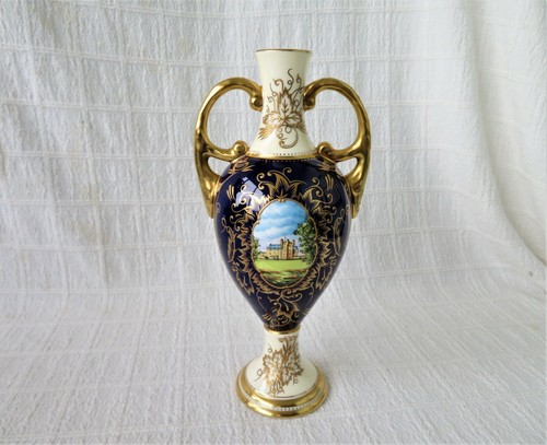 Coalport hand painted vase - coalport,