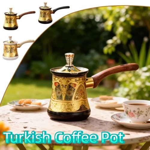Turkish coffee pot long handle - long,