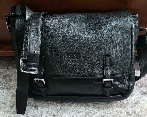Loewe black leather - black,