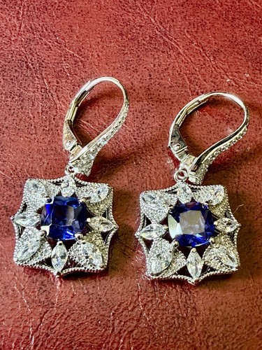 Tova diamonique blue - &, clear