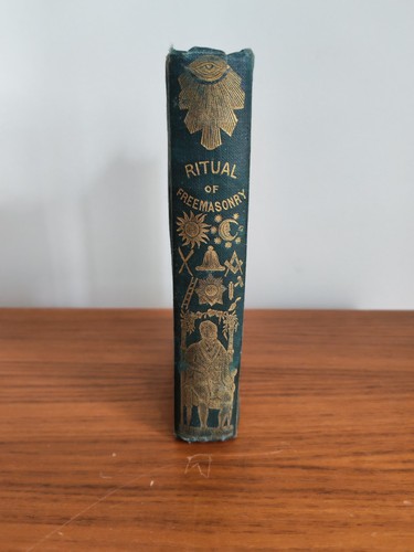 Rare 1878 masonic book - rare, +