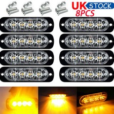 8X 4 LED Amber Recovery Strobe