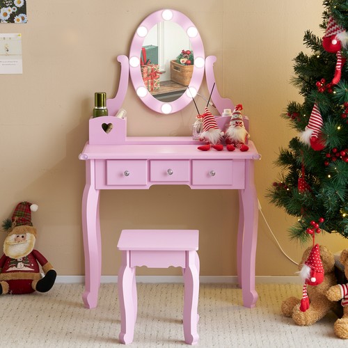 Kids girls vanity table set - girls,