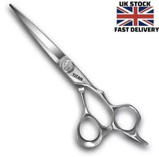 TITAN 7" Japan 440C Professional Barbers Hairdressers Cutting Scissors UK