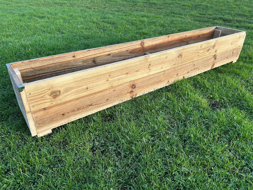 Wooden garden planter ready - planter,