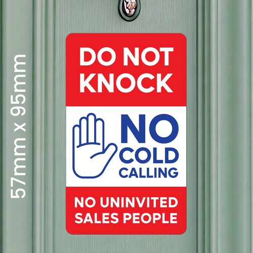 Cold callers sign no - callers, |