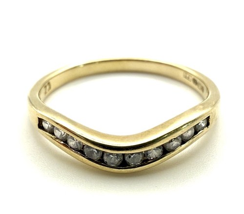 9ct gold wishbone ring - 9ct,