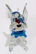 Vintage Murano Art Glass Scottie Dog - Scottish Terrier Figurine Ornament