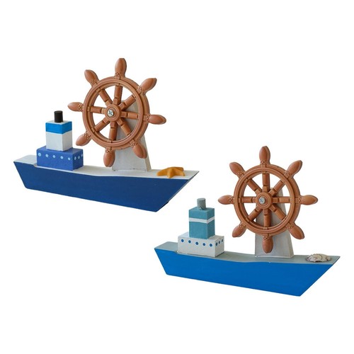 Wooden sailboat model ship - wooden,