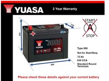Battery fits TATA SAFARI 2.0