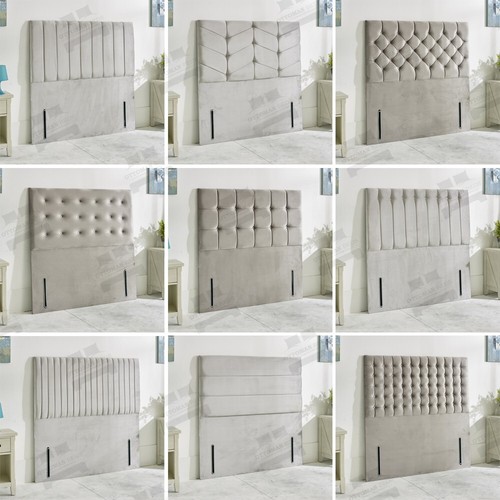 Headboard plush fabric padded - headboard,