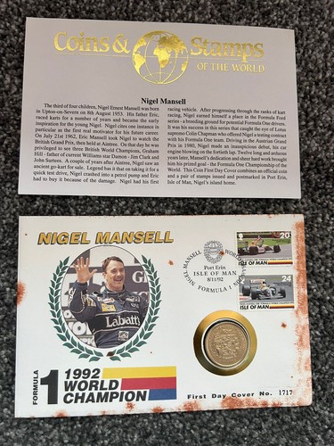 Isle man 1992 nigel - isle, mansell