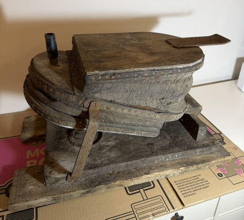 Large antique forge - antique, bellows