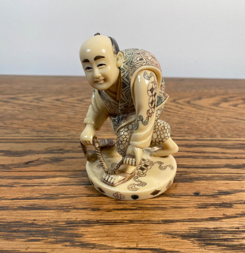 Vintage japanese netsuke resin - vintage,