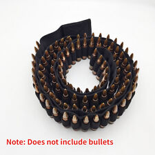 100 Rounds Rifle Ammo Bullet  Cartridge Belt For .357 .222 .223 7.62x39
