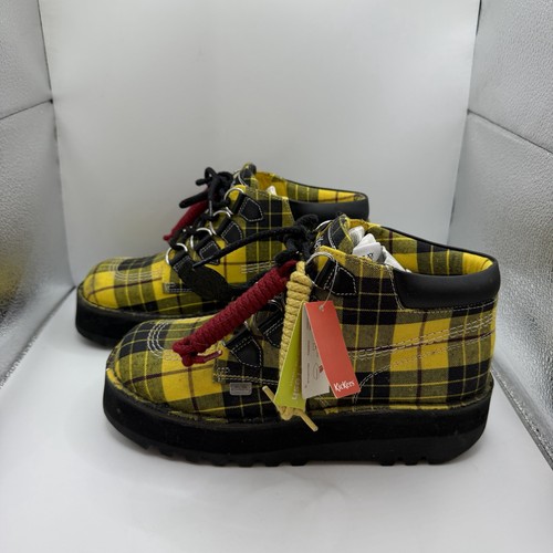Kickers yellow plaid tartan - yellow,