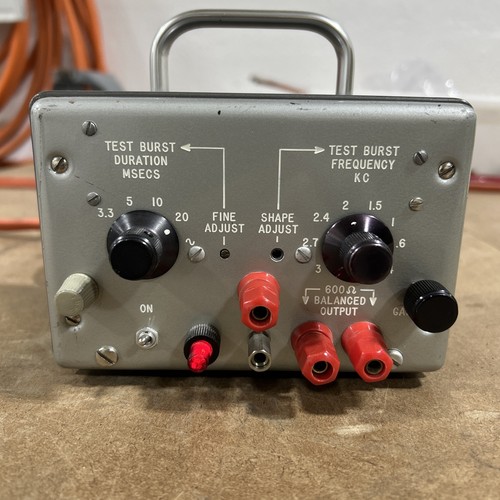 Vintage test burst duration - test,