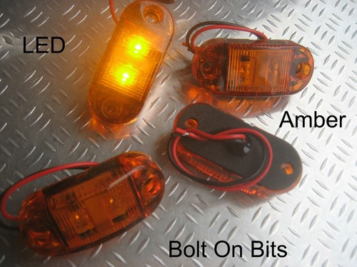 Amber led side marker lights - side,