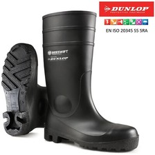 Dunlop ASTON Wellies Heavy Duty SAFETY S5 Steel Toe Cap Work Wellington Boots Sz