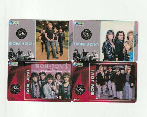 Bon jovi rare phone cards - rare,